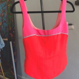 Bright pink Lepore top